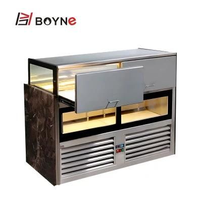 Chocolate Cake Display Showcase Dessert Sweety Chiller Cabinet Cafe Equipment