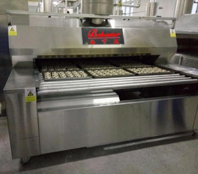 Bakery Bread Cake Biscuit Croissant Gas Tunnel Oven for Automatic Production Line with CE