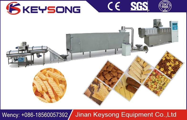 Shandong Food Industrial Puffed Corn Snacks Machine