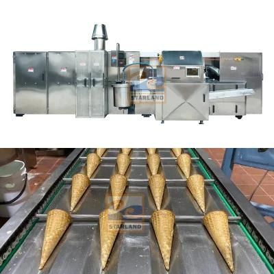 Cbiii-61A*/Cbiii-61X2a* Full Automatic Machine Forwaffle Sugar Rolled Cone Baking ...