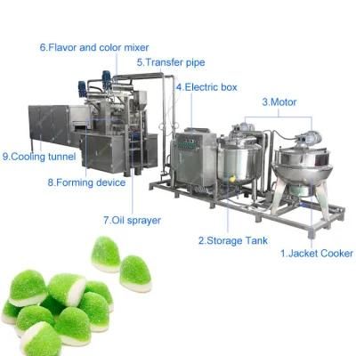 Made in China Automatic Soft Gummy Jelly Candy Making Machine