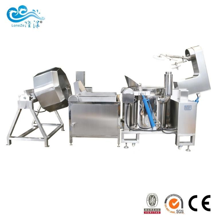 Automatic Honey Coated Peanut Cashew Nuts Walnuts Almond Roasting Frying Processing Machine by Factory in Cheap Price