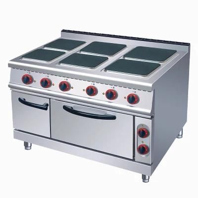 Electric 6 Hot-Plate Cooker with Oven, Electric Cooktops Induction Cooker