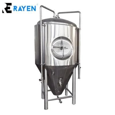 SUS304 Sanitary Wine Beer Conical Fermentation Tank