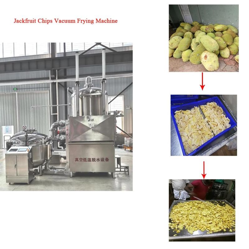 150kgs Onion Peanut Okra Potato Chips Vacuum Frying Machine