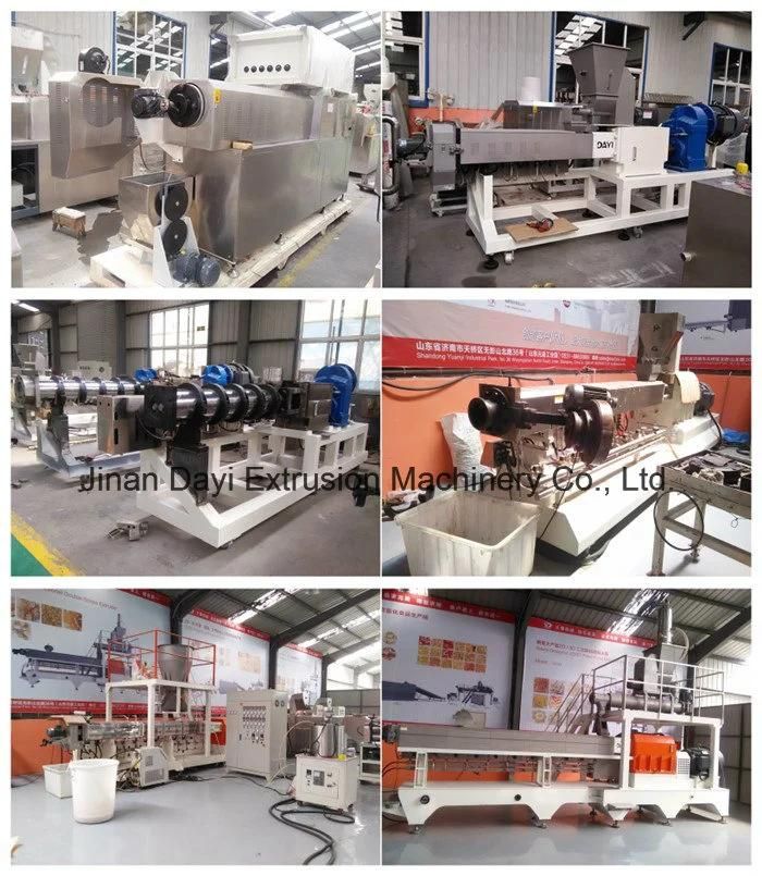 Dayi High Efficiency Twin Screw Snack Food Extruder Making Machine
