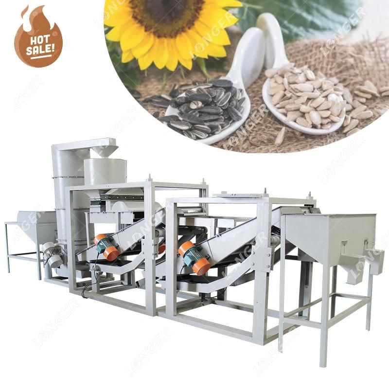 Hot Sale Hemp Seeds Dehulling Sunflower Pumpkin Seeds Peeling Machine