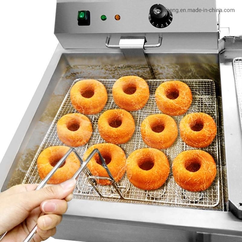 Qianmai Hot Sale Electric Cheap Commercial Large Capacity Donut Fryer