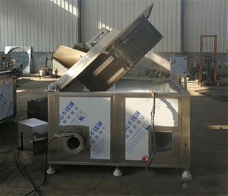 2021electric Automatic Potato Chips Onion Frying Machine for Snacks