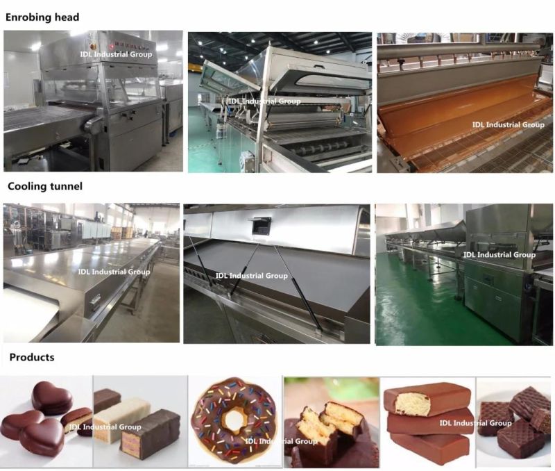 Fully Automatic Chocolate Enrobing Machine Chocolate Enrober Snack Food Equipment