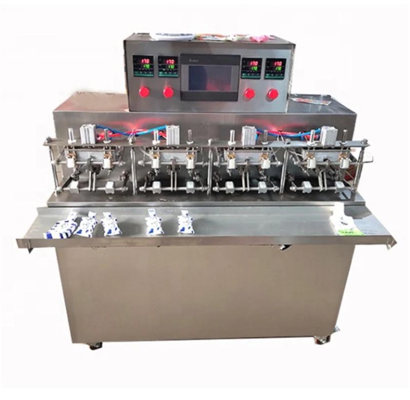 Mineral Water Ice Popsicle Shape Pouch Filling and Sealing Machine