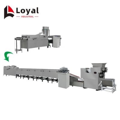 Top Quality Full Automatic Instant Noodles Making Machine Fried Instant Noodles Processing ...