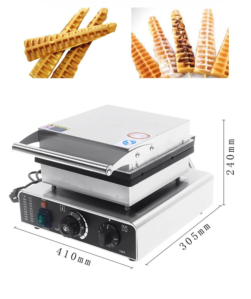 Electric Commercial Non Sticky Teflon Coating Stick Waffle Lolly Machine