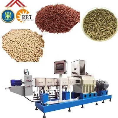 Floating Animal Feed Making Machinery Line Fish Feed Pellets Extruder