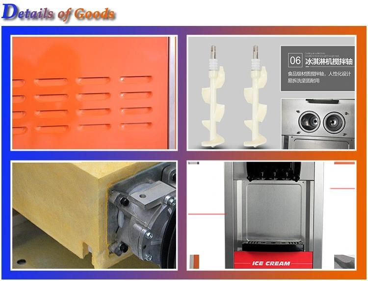 Factory Sale 3 Flavor Factory Price Mini Soft Ice Cream Marking Machine