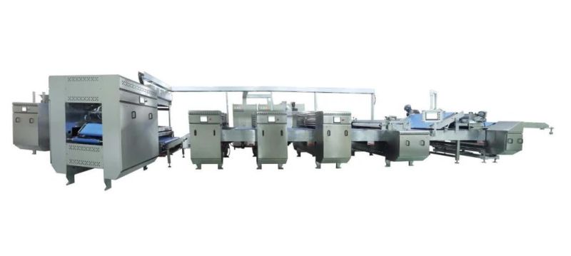 Mini Scale Small Capacity Industrial Fully Automatic Biscuit Produciton Line Making Machine Price