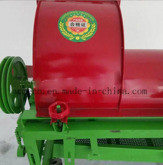 Fully Auto Combine Maize Corn Skin Peeling Soybean Thresher Machine