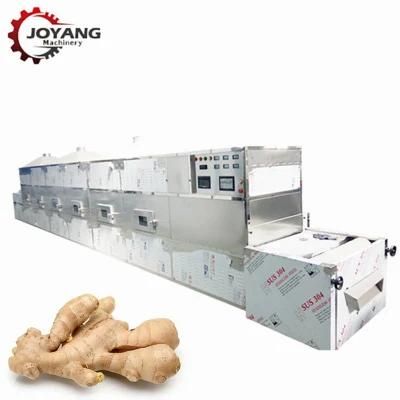 Stainless Stee Ginger Microwave Drying Machine with PLC Control