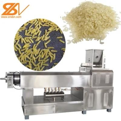 China Extruder Microelement Nutrition Fortified Instant Rice Make Machine