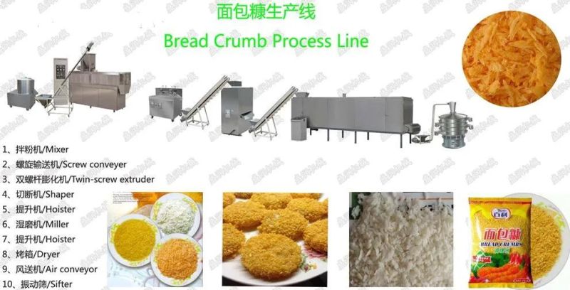 Bread Crumb Extruder Making Machine