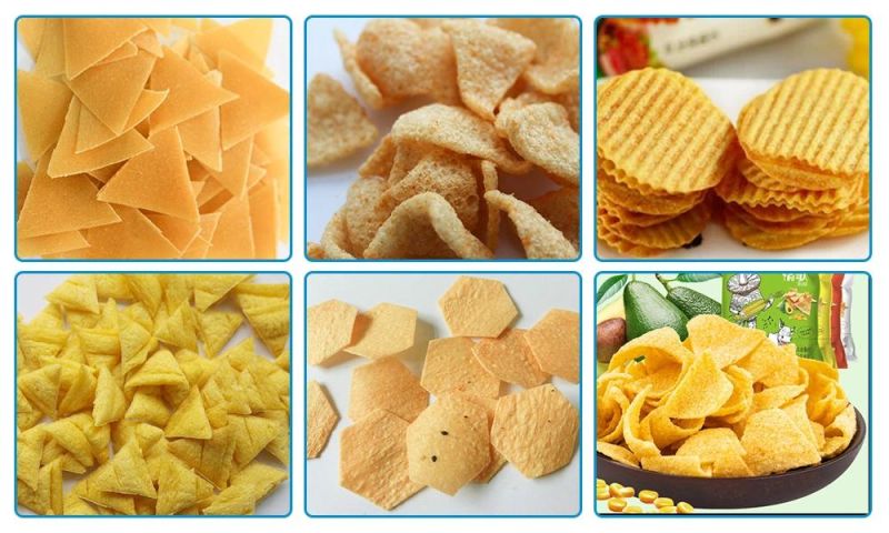 Stainless Steel Dorito Production Line Fried Corn Chips Making Machine Doritos Processing Line