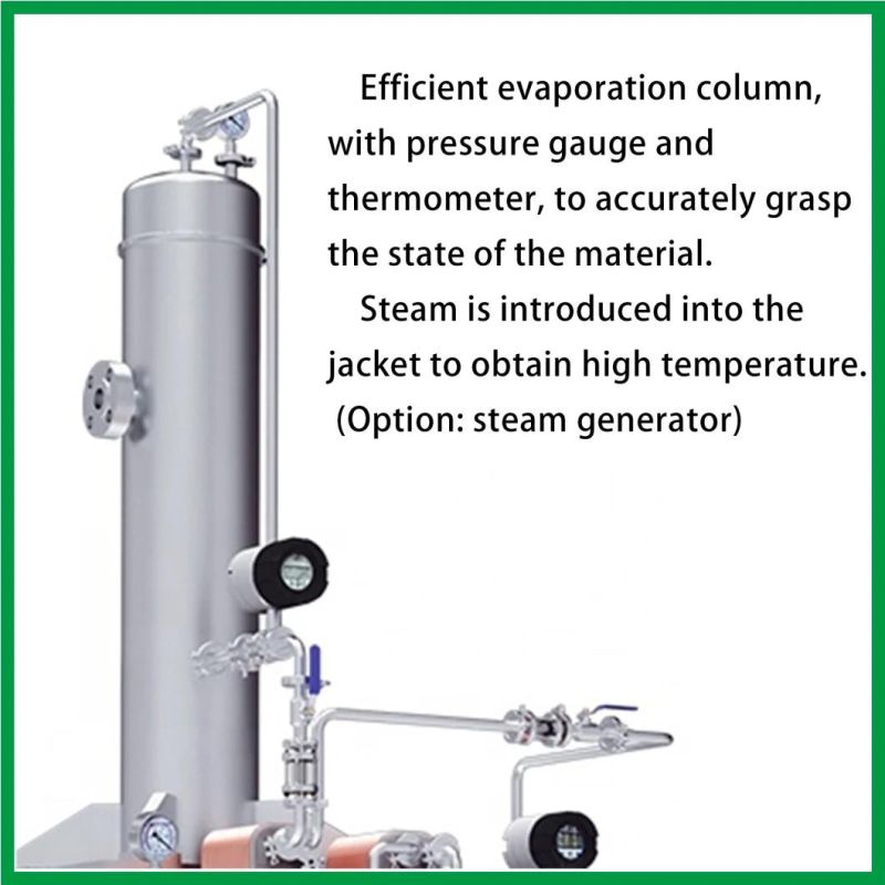 Large Scale Oil and Ethanol Recovery Falling Film Evaporator