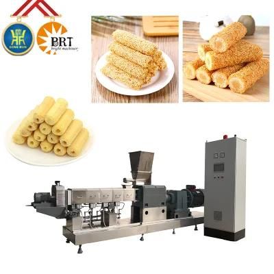 High Capacity Commercial Making Extruder Puffed Core Filling Food Snack Machine