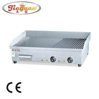 Counter Top Electric Griddle with 2/3 Flat 1/3 Grooved Eg-822