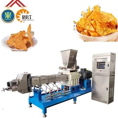 Automatic Corn Chips Snack Food Frying Production Extruder Supplier.