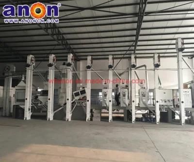 Anon Modern 50-60 Tons Rice Mill Commercial Rice Milling Machine