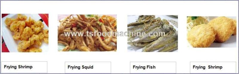 Shrimp Squid and Seafood Frying Machine