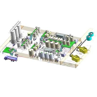 Hot sale large type central control system UHT milk production line