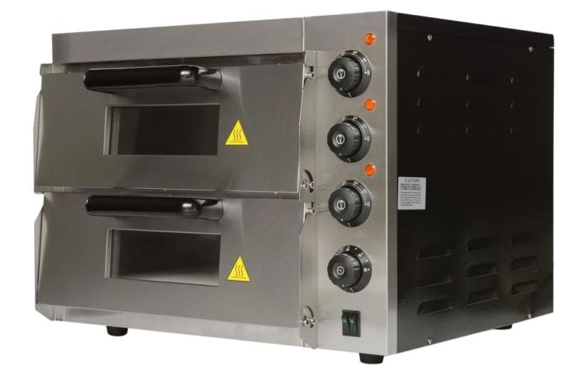 Commercial Restaurant Kitchen Baking Equipment Bakery Machine Electric Pizza Oven Series CB2PT Food Machine