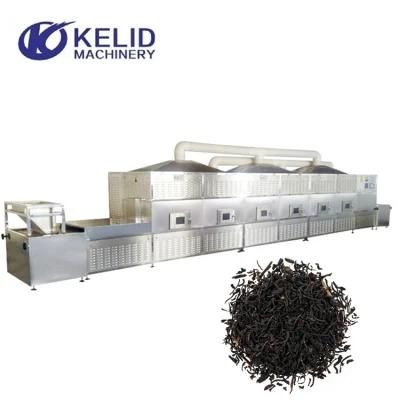 Industrial Tunnel Microwave Rose Black Tea Sterilizing Machine