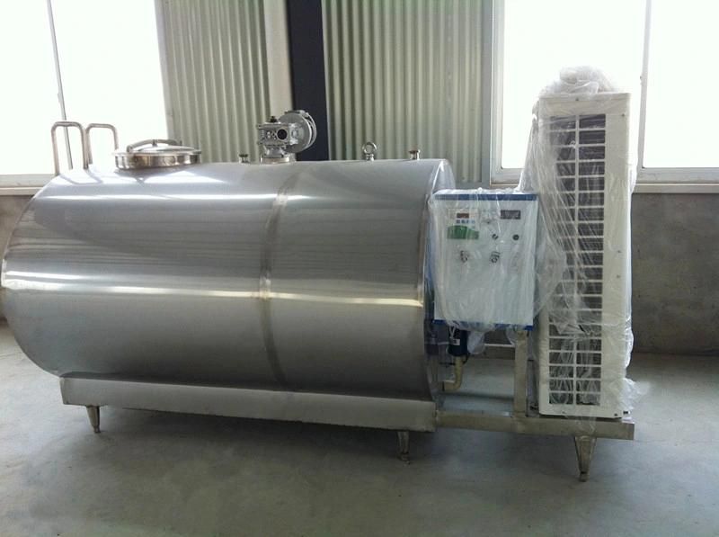 Food Grade 3000L 5000L Milk Storage Tank with Cooling Unit