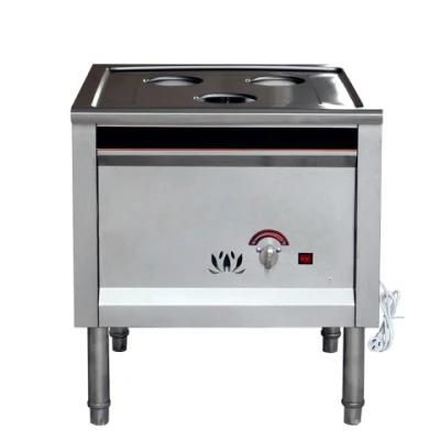 SL14G Chinese Bun Steamer Stainless Steel Food Steamy Steamer Machine LPG Gas 1/2/3/4 ...