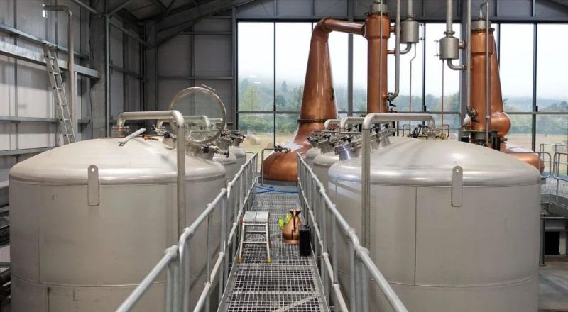 Laboratory Distillery Pubs Hotel Vodka Brandy Whisky Alcohol Distillation Column