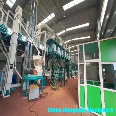 2021 New 100t Per Day Maize Mill Machine for Africa