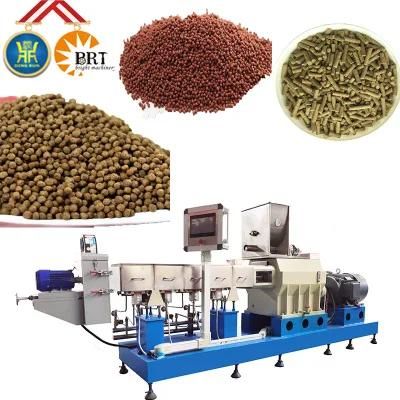 Automatic Fish Feed Making Machine Animal Floating Fish Feed Production Line