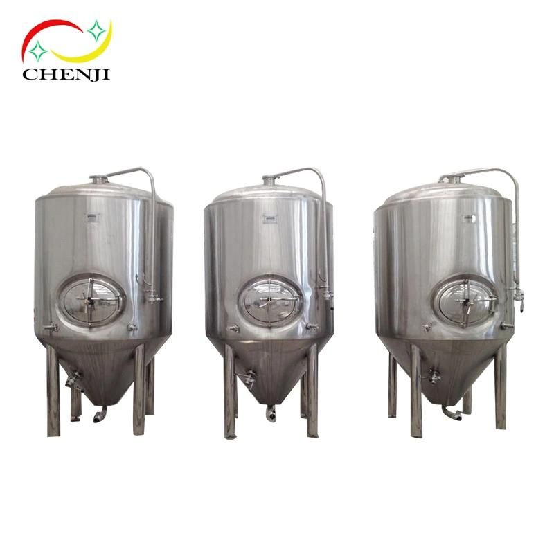 300L 600L Jacketed Cone Fermentation Tank