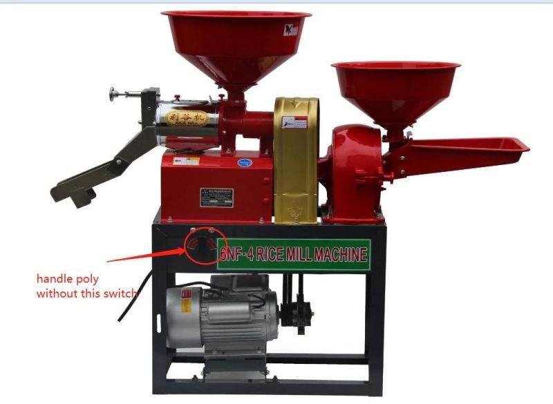 Rice Mill Machine/Family Using Rice Mill Machine, Combine Grinding Machine