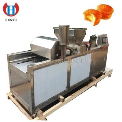 Industrial Layer Box Cake Production Line / Snack Food Yolk Pie Making Machine / Sandwich ...