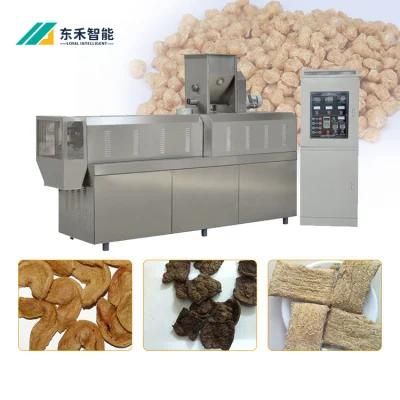 Popular Soya Protein Food Extruder Machine Soya Nuggets Food Machinery