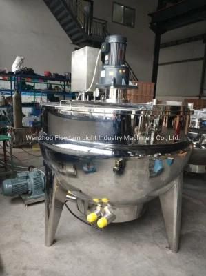 Hygienic Stainless Steel Food Processing Jacket Kettle Caramel Cooking Pot