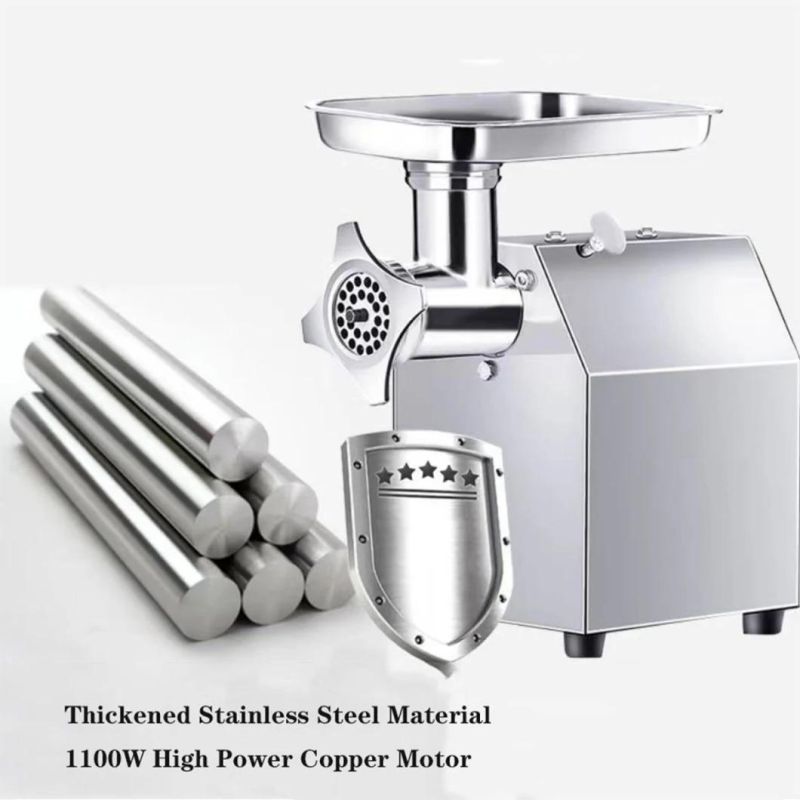 High Efficiency Stainless Steel Industrial Electric Meat Mincer