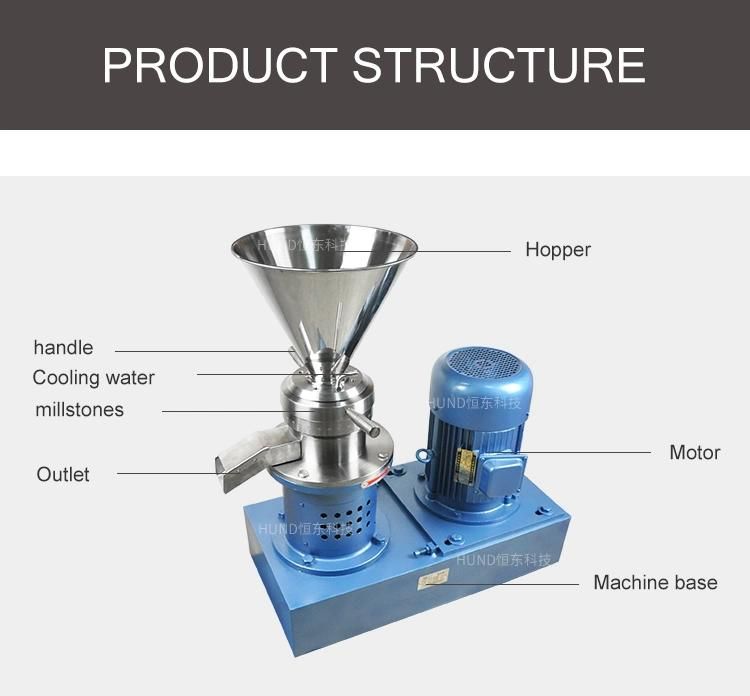 Automatic Groundnut Equipment/Peanut Butter Making Machinery/Industrial Peanut Butter Grinder