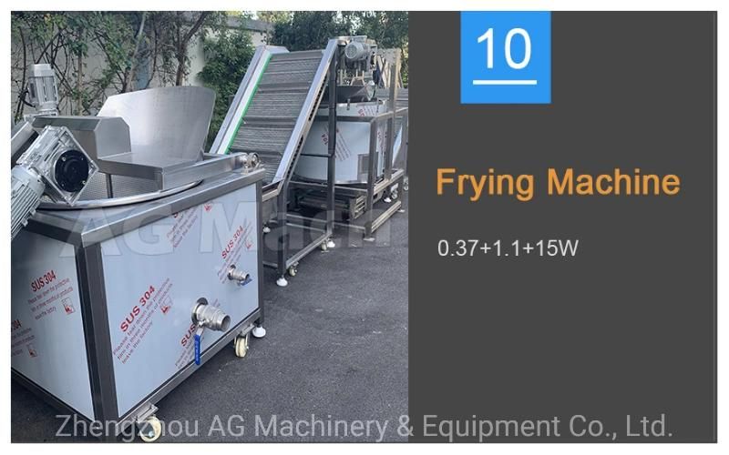 Fully Automatic Fresh Potato Chips Frozen French Fries Production Line