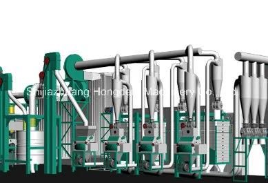 Grain Processing Machinery Wheat Maize Milling Line