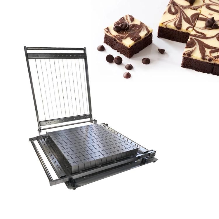 Wholesale Price 304 Stainless Steel 36*36cm Double Arm Manual Chocolate Cutter/Cheese Cake Guitar Dicing Machine