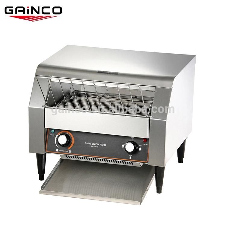 Commercial Transparent Bun Toaster Machine 2/4/6 Slices Electric Conveyor Burger Sandwich Bread Toaster